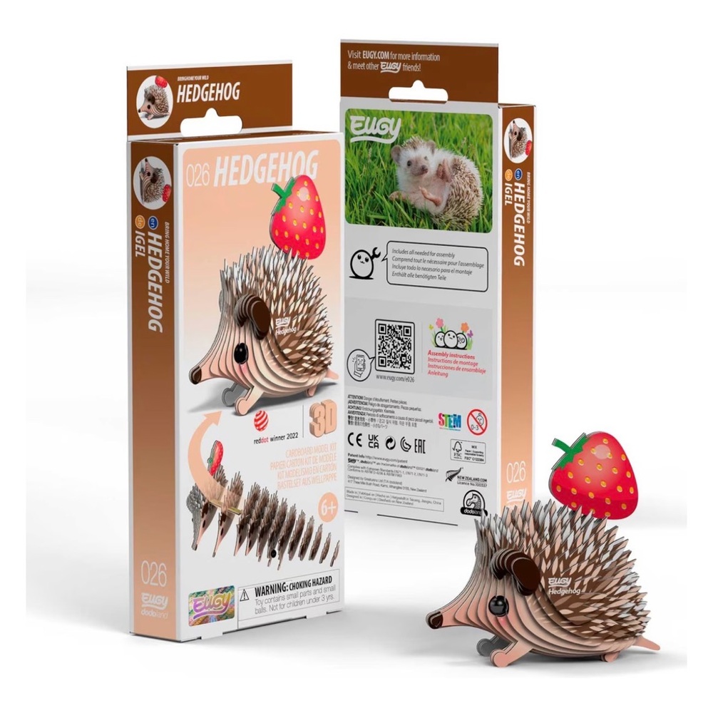 EUGY Hedgehog 3D Puzzle